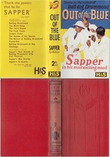 Sapper  OUT OF THE BLUE  rpt w/fdj 1927 Bull-Dog Drummond author
