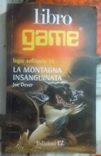 librogame  LA MONTAGNA INSANGUINATA n.26  Lupo solitario Joe Dever  anno 2000