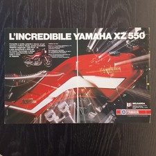 1983 Yamaha XZ 550 - Original AD Pubblicità Vintage