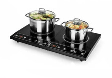 piano  a Induzione Portatile Piano Cottura 2 Fuochi Fornello Elettrico