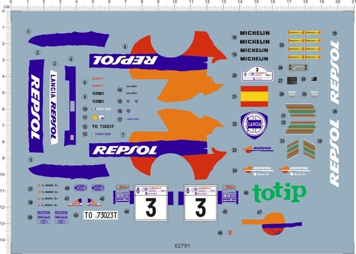 Decalcomanie repsol - 1/24,