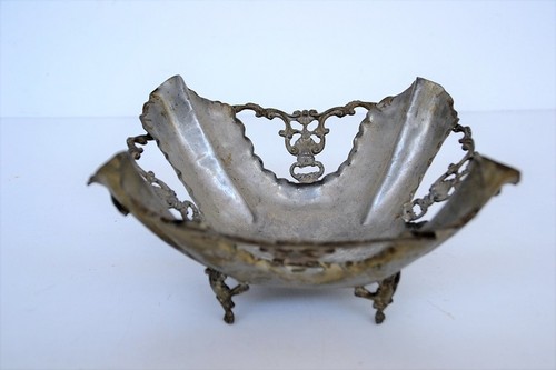 Antico centrotavola peltro - centrotavola,