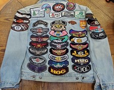 Giacca denim vintage Harley