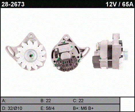 Alternatore fiat panda uno - alternatore,