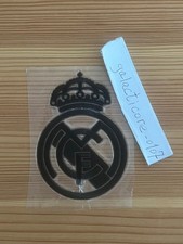 Distintivo toppa ferro su silicone nero La Liga Real Madrid 75 x 50 mm