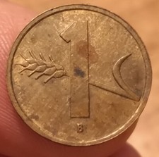 Coin 1 Rappen 1951