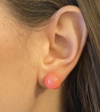 Orecchini Donna Ottaviani - orecchini  A Bottone sfera corallo