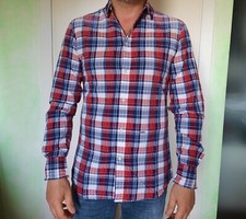 Camicia uomo quadri cotone