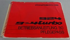 Manuale / Guida Porsche 924 /