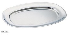 Vassoio da portata ovale in acciaio 18/10 40 x 28 cm