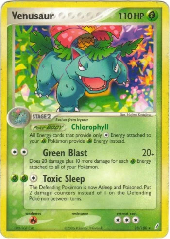 Venusaur crystal - venusaur, (28/100)