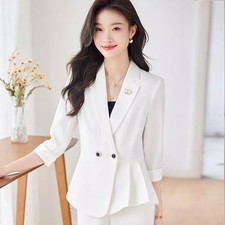 Tailleur Bianco Elegante Con