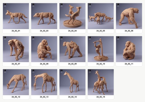 Animali dell africa - animali, 1:50,