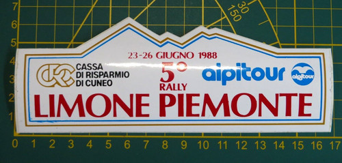 Adesivo vintage rally - -, 5°