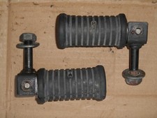 Coppia poggiapiedi posteriori originali kawasaki KL 250 '82-'83
