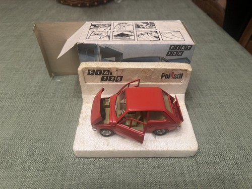 Fiat 126 polistil rossa - 1:25,