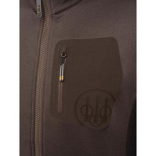 BERETTA SMARTECH EVO FLEECE JACKET Marrone Corteccia X Grande Giacca da Caccia Isolata