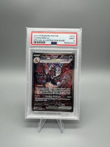 Charizard psa9 paf 234 - charizard,