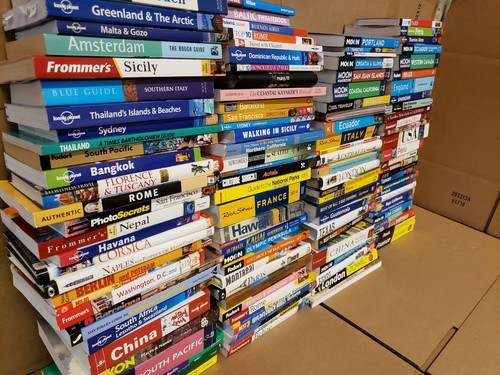 Lot travel books - of,