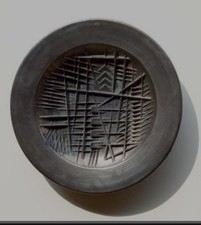 Piatto In Ceramica Artistico  Gio Pomodoro Circonferenza 51cm Alt5cm