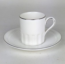 WEDGWOOD tazza caffè con piatto linea Colosseum Platinum