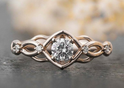 Anello promessa moissanite - anello,