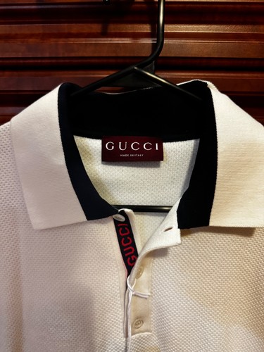 Polo gucci bianca grande - grande,
