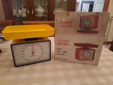 Bilancia Da Cucina Stube Gialla Anni '70 Fino A 10Kg  Vintage Retro