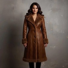 Cappotto donna in pelle fatto