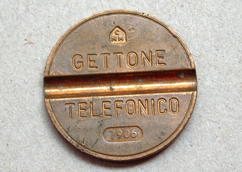 Gettone telefonico 7906 cmm - gettone,