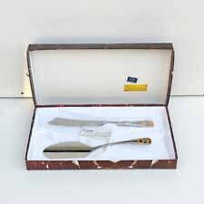 Gottinghen Set Dolce - paletta e coltello Acciaio 18/10 e Laminato Oro 24 K