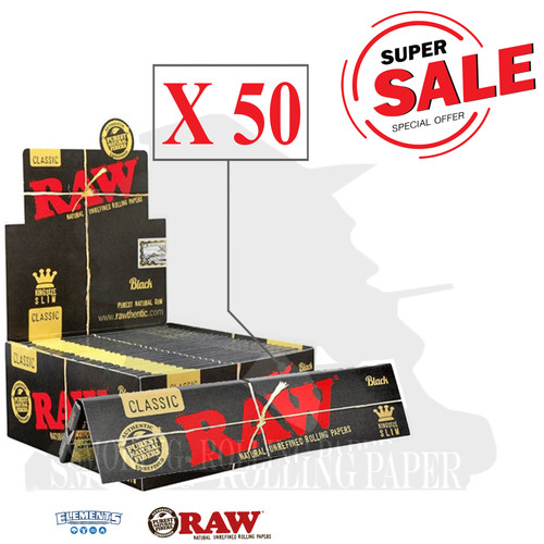 Cartine raw black classic - cartine,