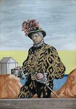 Autoritratto Giorgio De Chirico Opera LITOGRAFIA Numerata e Firmata Carta 70x100