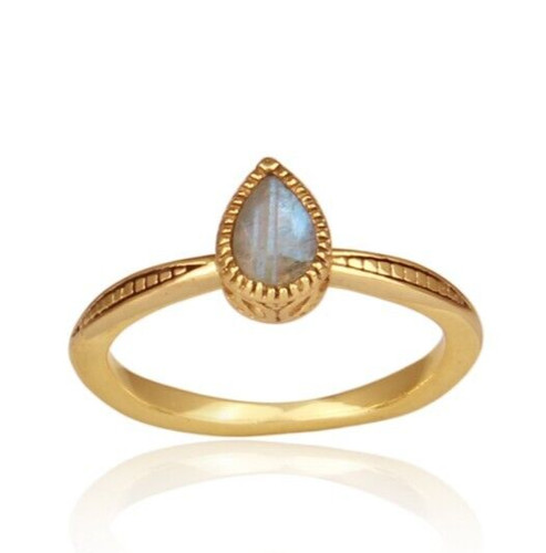 Anello forma pera con - a,
