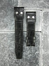 Iwc 20mm Nero Pelle Cinturino