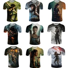 T-shirt Cosplay Tomb Raider
