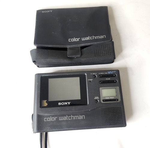 Vintage sony fdl - sony, watchman