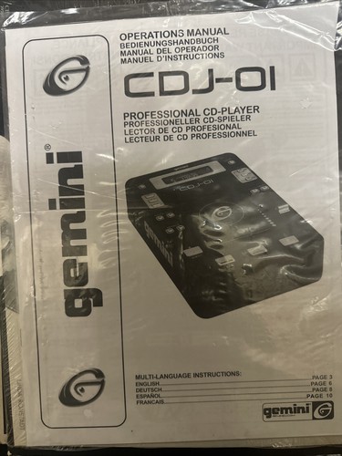 Gemini cdj lettore cd - gemini,