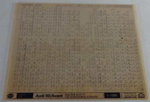 Microfiche catalogo ricambi - microfiche,