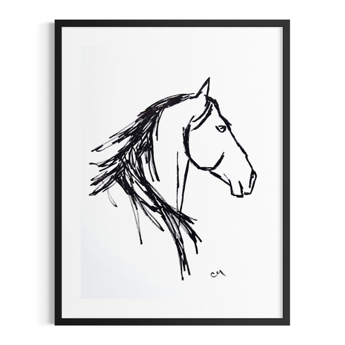 Cavallo originale 9x12 disegno
