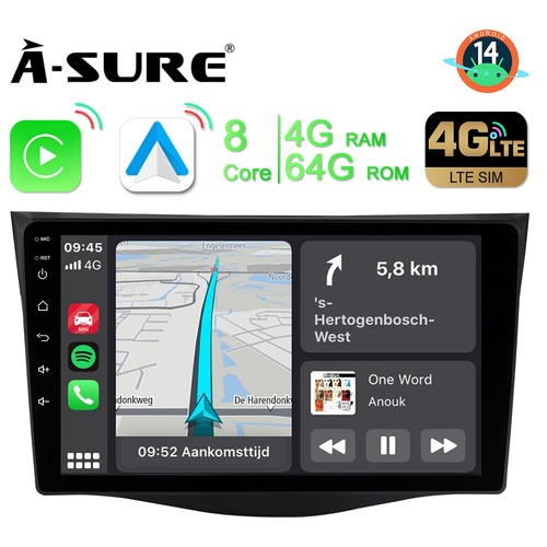 64g per toyota yaris - 4+64g,