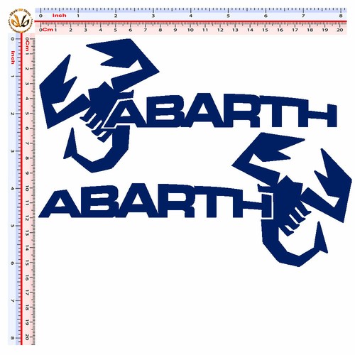 Abarth adesivi scorpione pvc