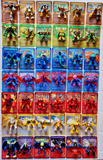 GORMITI serie 3 TERZA COLLEZIONE COMPLETA 42 personaggi con 42 CARTE ITALIANO