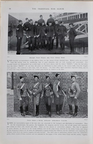 Stampa 1900 boer war militare - 1900,