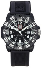Orologio Uomo Luminox Originale NAVY Seal Quadrante Nero Quarzo 200M XS.3051.F