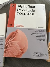 libri usati Alpha Test Per Tolto Psicologia