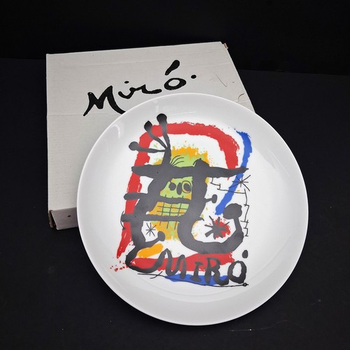 Piatto quadro astratto - , miro