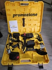 Kit 4in1 Trapano avvitatore,impulsi,smerigliatrice,tassellatore,2x4Ah,caricatore