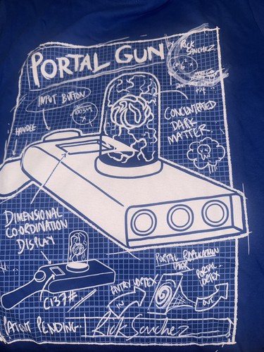 Shirt ufficiale rick and - t-shirt,