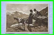 Antica cartolina postale Prealpi bergamasche Bartesago non viaggiata